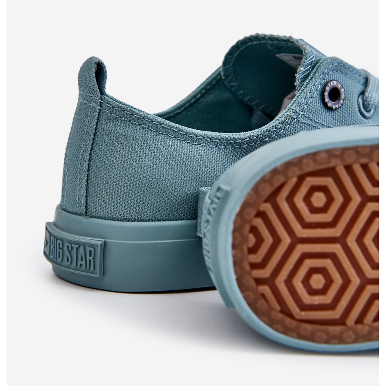 Sneakers basse classiche da donna Big Star LL274019 verdi verde 1