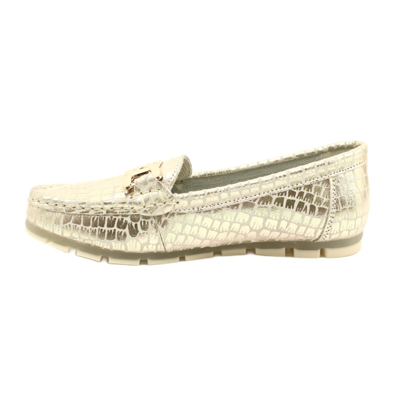 Mocassino Filippo DP3630/23 in pelle dorata beige d'oro 2