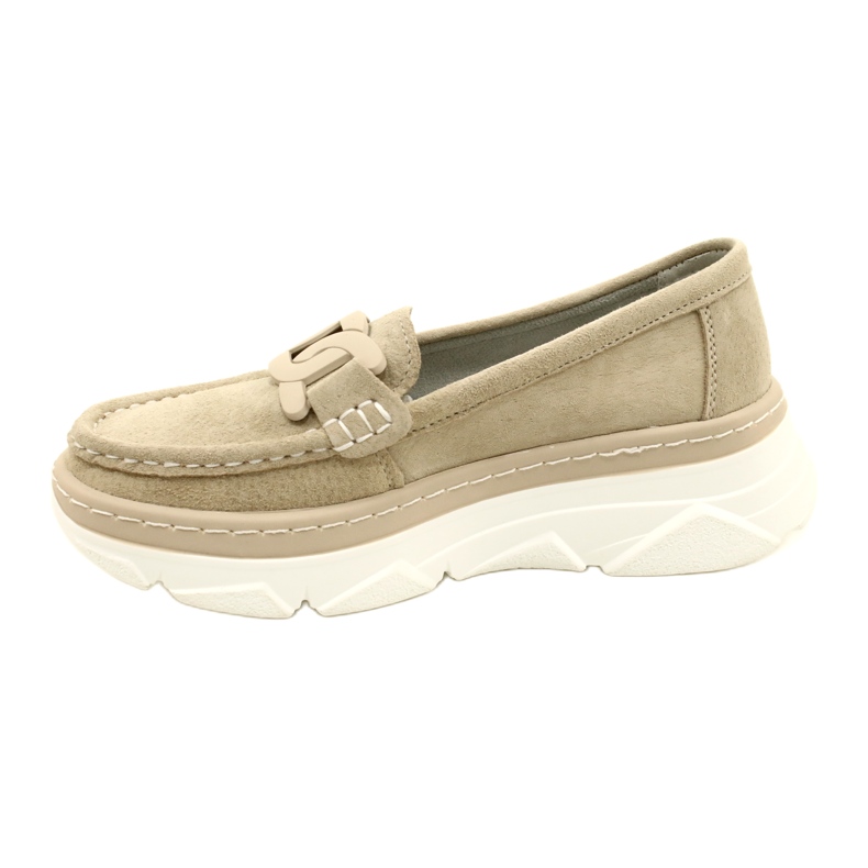 Mocassini in pelle Filippo DP4552/23 beige 2