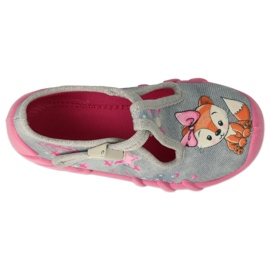 Scarpe per bambini Befado 110P467 rosa grigio 3