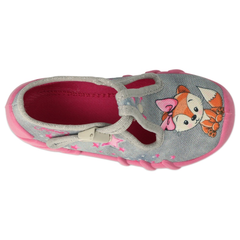 Scarpe per bambini Befado 110P467 rosa grigio 3