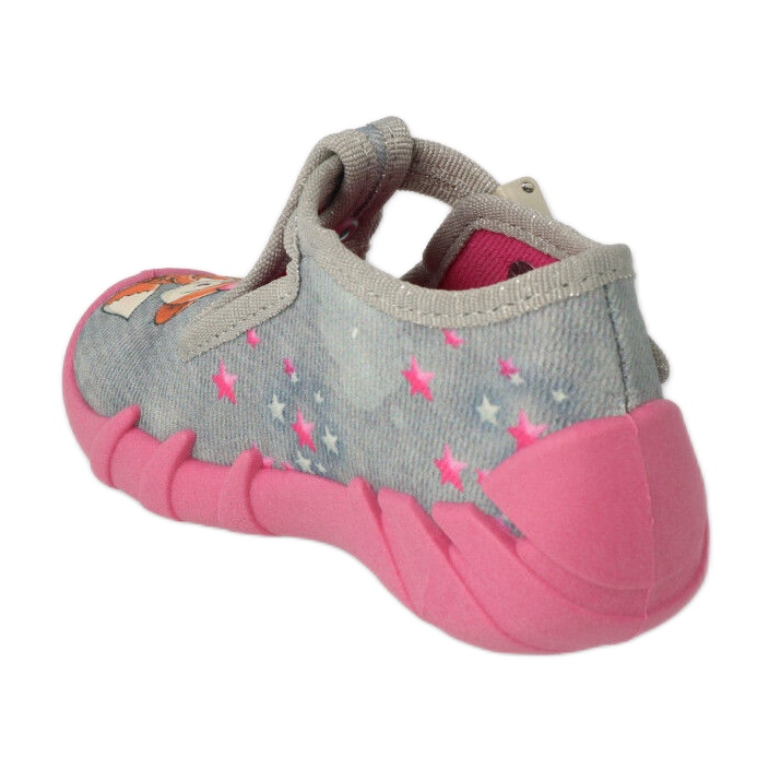 Scarpe per bambini Befado 110P467 rosa grigio 1