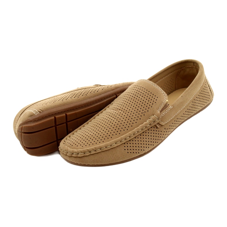 NEWS Mocassini beige da uomo 5
