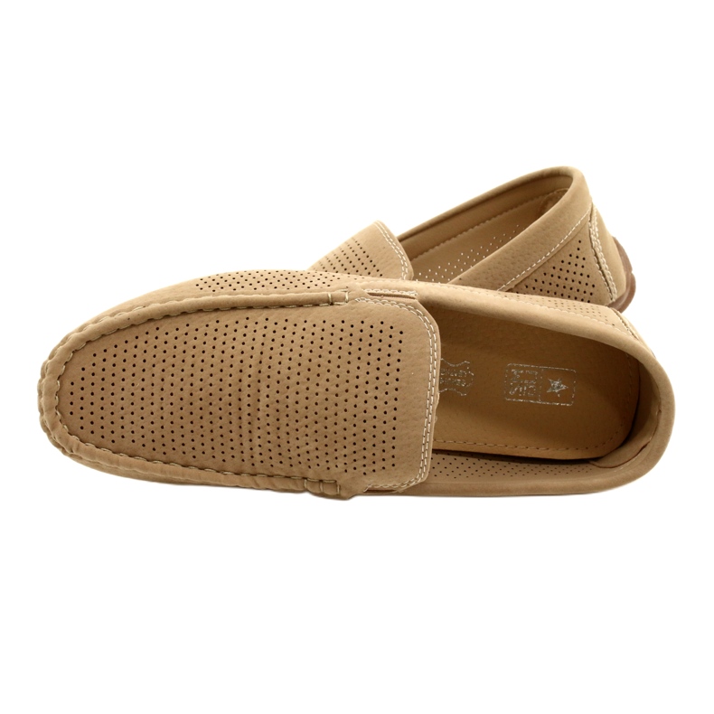 NEWS Mocassini beige da uomo 6