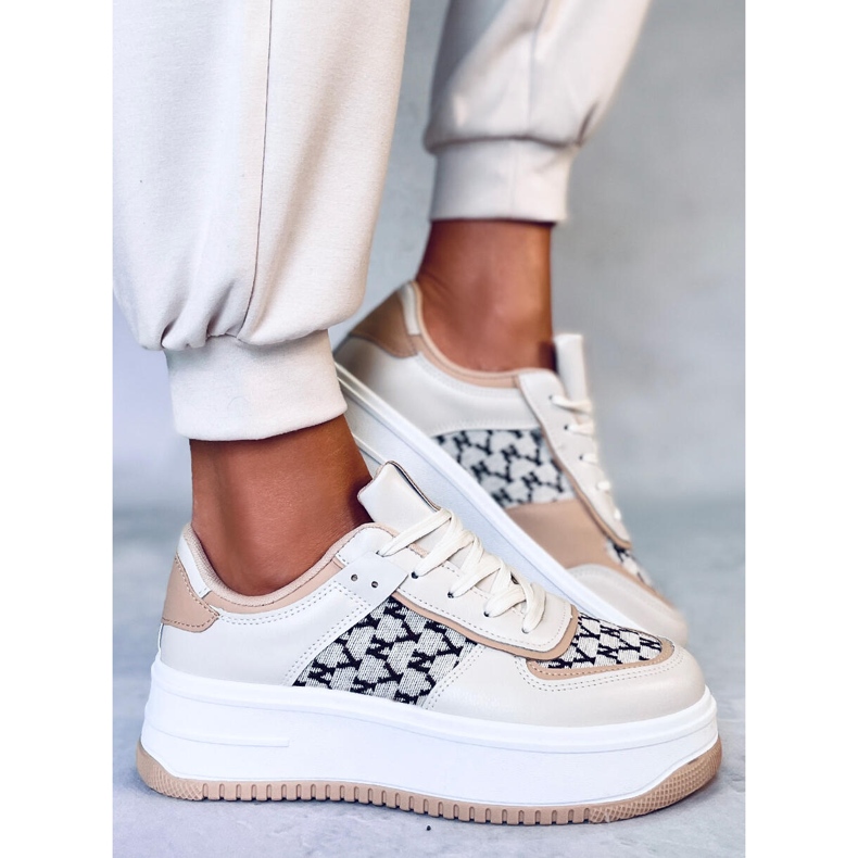 BM Sneakers Duval Beige da donna 1