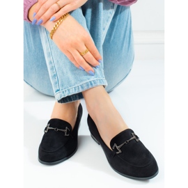 Lords Vinceza da donna in camoscio nero 1
