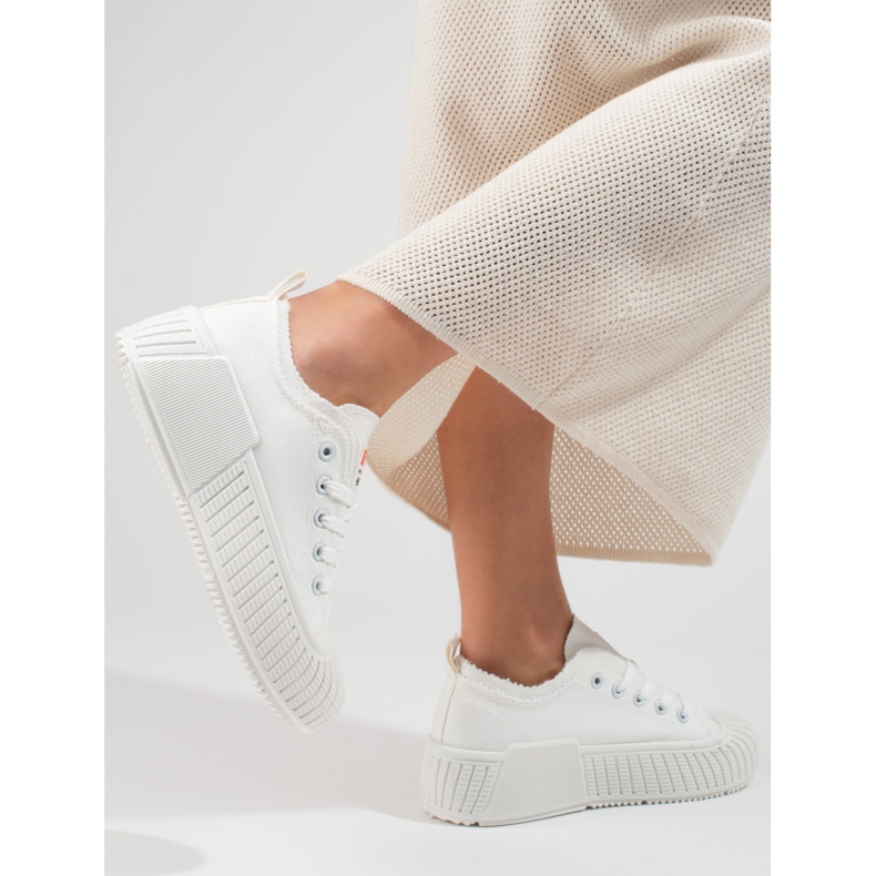 Seastar Sneakers basse da donna Shelovet bianche bianco 2