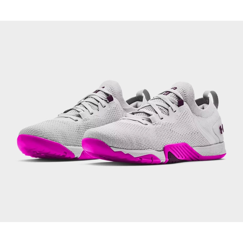 Scarpe da donna Under Armour Tribase Reign 3 3023699-100 grigio 1