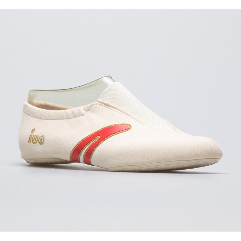 Scarpette da danza classica IWA 502 crema beige bianco 1