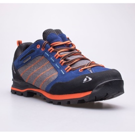 BERGSON Kadam Low Stx scarpe da trekking da donna nero blu arancia 1