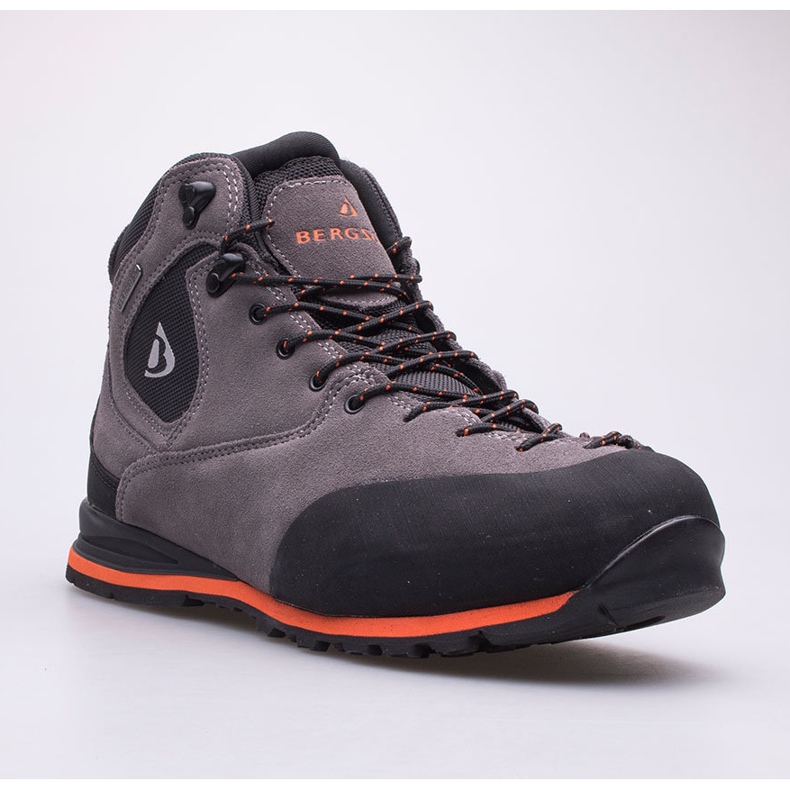 BERGSON Castor Mid Stx scarpe da trekking da uomo nero grigio 1