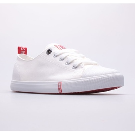 Sneakers da donna Big Star FF274087 bianca rosso 1