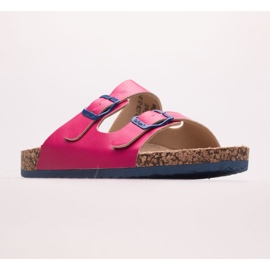 Pantofole per bambini Lee Cooper LCW-22-35-1186K rosa 1