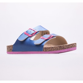 Pantofole per bambini Lee Cooper LCW-22-35-1187K blu 1