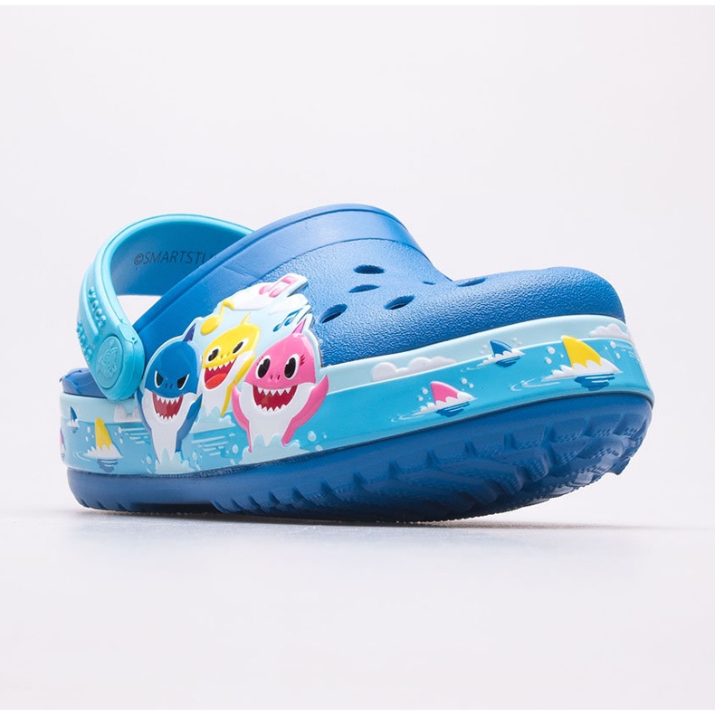 Zoccoli per bambini CROCS Fl Babyshark Band Clog T 207066-4JL blu 1