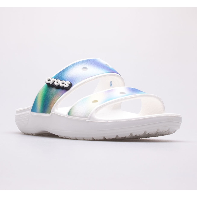 Ciabatte da donna CROCS Classic Solarized Sandal 207771-94S bianco multicolore 1