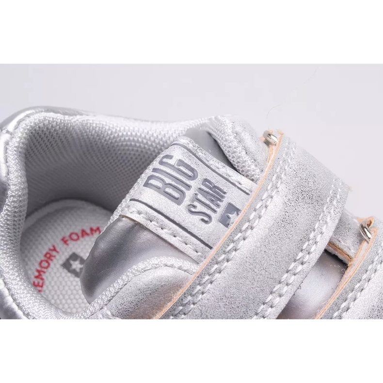 Scarpe per bambini Big Star KK374179 d'argento grigio 1
