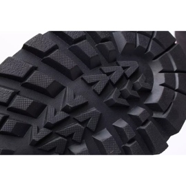 BERGSON Kadam Low Stx scarpe da trekking da uomo nero rosso 2