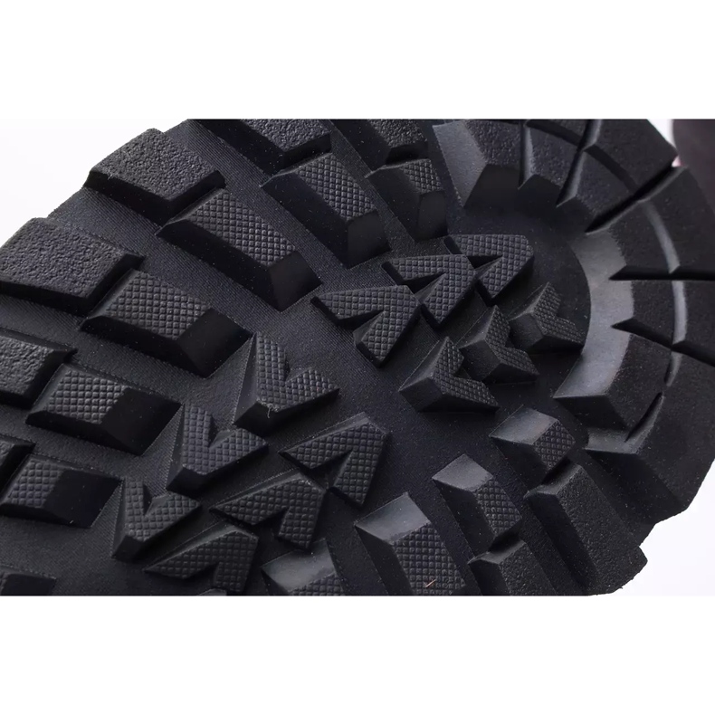 BERGSON Kadam Low Stx scarpe da trekking da uomo nero rosso 2