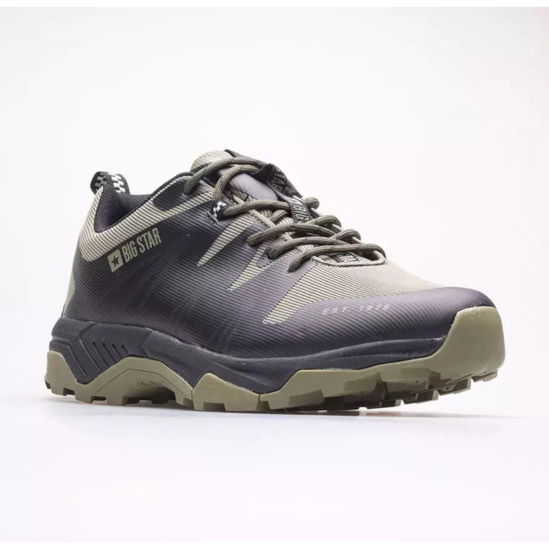 Scarpe da uomo Big Star KK174088 nero verde 1