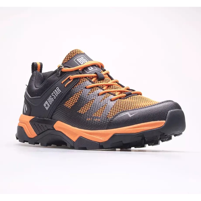 Scarpe da uomo Big Star KK174107 nero arancia 1