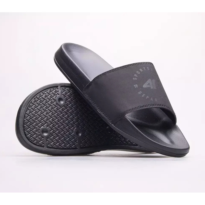 Pantofole da uomo 4F 4FSS22FFLIM099-21S nero 1