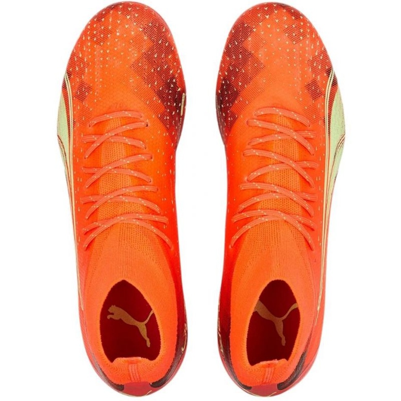 Scarpe da calcio Puma Ultra Pro FG/AG M 106931 03 arancia arance e rosse 2