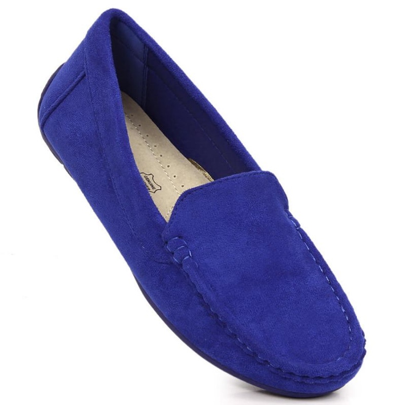 Scarpe Vinceza mocassini scamosciati W EVE259E blu 1