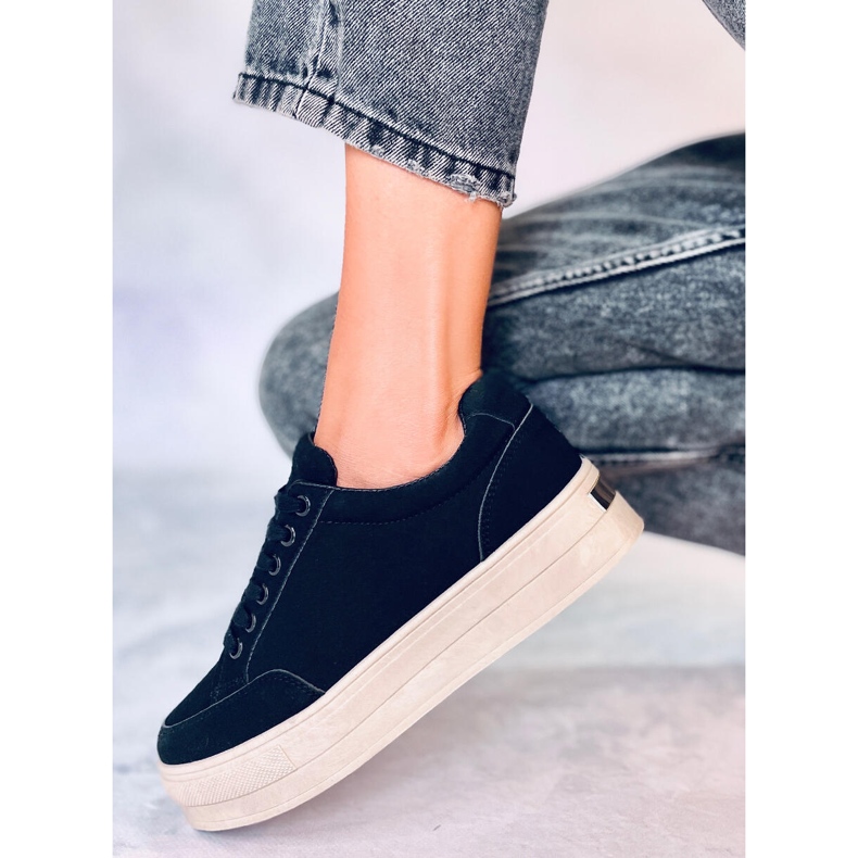 BM Sneakers con plateau Rhonda Black nero 2