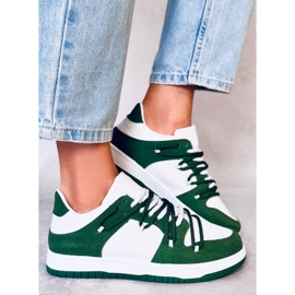 BM Sneakers panda Hart BIANCO/VERDE 1