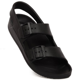 Sandali sportivi da donna in schiuma nera Big Star LL274745 nero 1