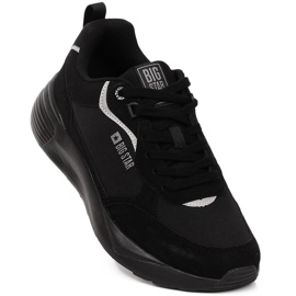 Scarpe sportive da uomo nere Big Star LL174236 nero 1