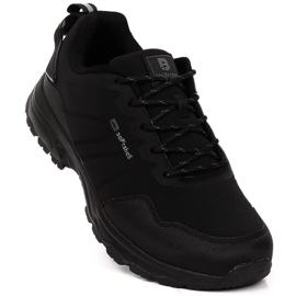 Scarpe sportive da trekking softshell nere da uomo McBraun 5340 nero 1