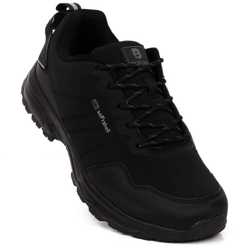 Scarpe sportive da trekking softshell nere da uomo McBraun 5340 nero 1
