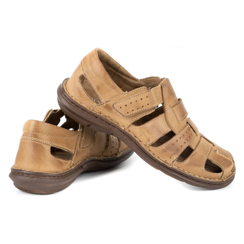 Mario Pala Sandali da uomo 467 Beige 3