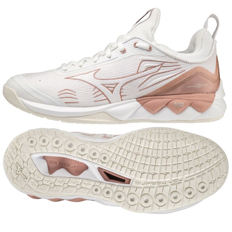 Scarpe da pallavolo Mizuno Wave Luminous 2 W V1GC212036 bianco bianco 1