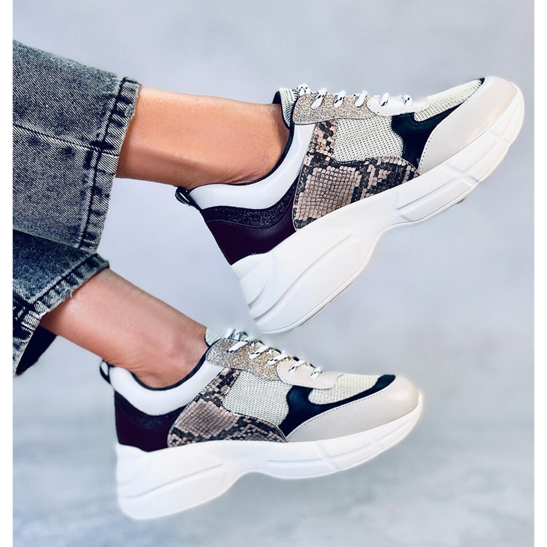 BM Sneakers Maud Beige da donna 1