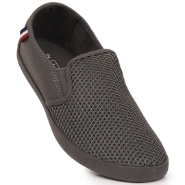 Sneakers slip-on da uomo traforate, grigie News 3636 grigio 1