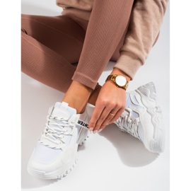 Seastar Sneakers bianche da donna Shelovet con suola spessa bianco 1