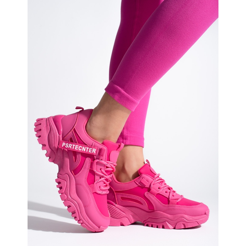 Seastar Sneakers da donna rosa Shelovet con suola spessa 1