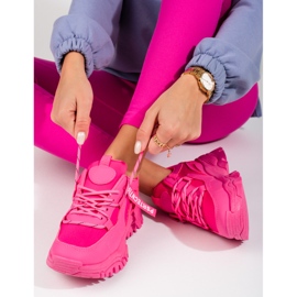 Seastar Sneakers da donna rosa Shelovet con suola spessa 3