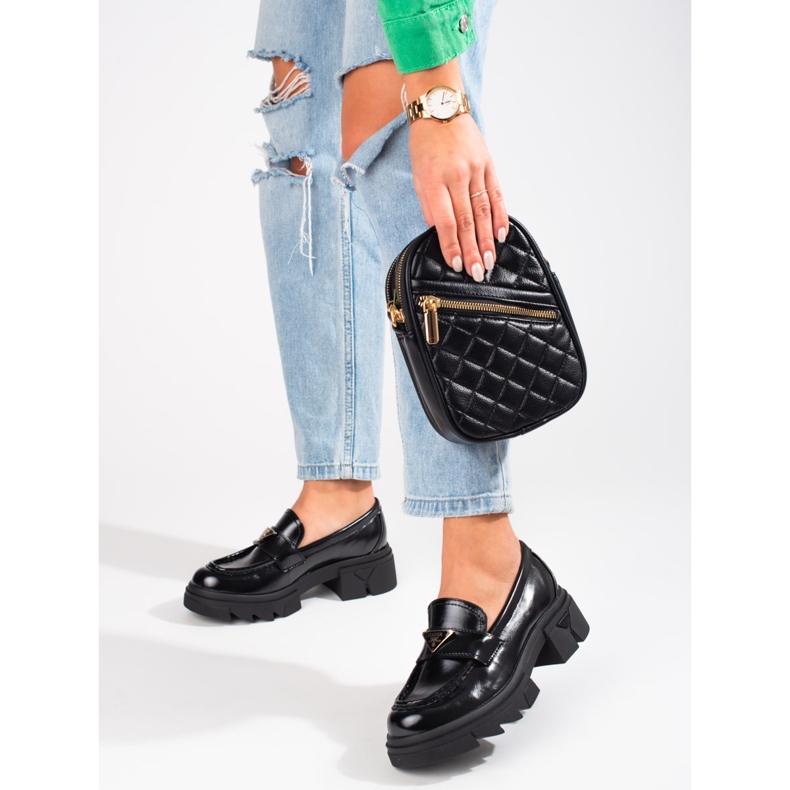 Seastar Mocassini da donna in vernice nera Shelovet nero 2