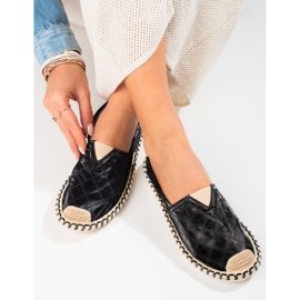Espadrillas Shelovet da donna nere nero 2