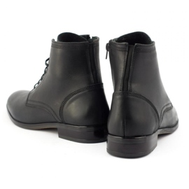 Olivier Stivaletti Chelsea in pelle da uomo 287D w black nero 2