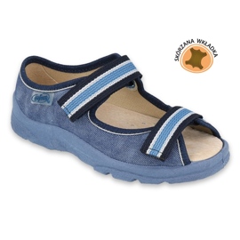 Scarpe per bambini Befado 869X159 blu navy blu grigio 1