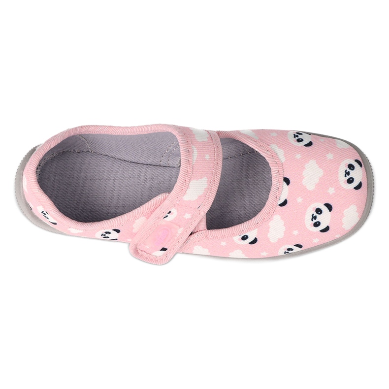 Scarpe per bambini Befado 955X021 bianco rosa grigio 2