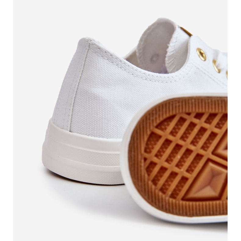 News Sneakers Classiche da Donna Bianche e Oro Ecoma bianco 2