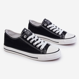 News Sneakers classiche da donna Ecoma nere e bianche bianca 1