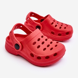 Pantofole in schiuma per bambini Lucas rosse rosso 1