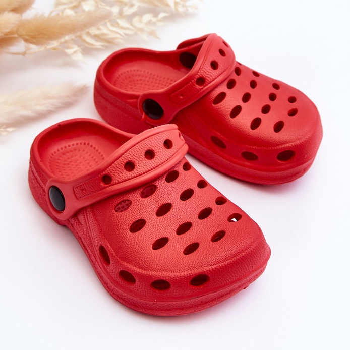 Pantofole in schiuma per bambini Lucas rosse rosso 2